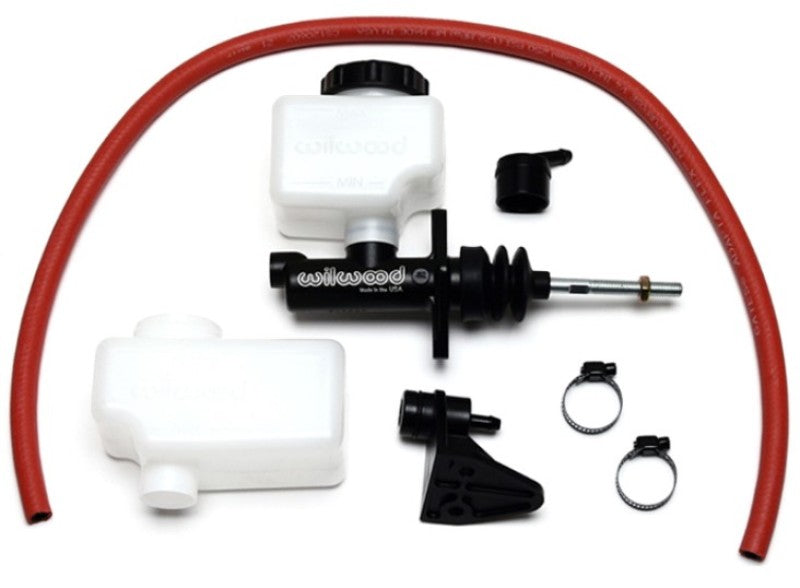 Wilwood Compact Master Cylinder - 3/4" Bore - 1.120" Stroke - Direct or Remote Reservoir - Aluminum - Black Paint