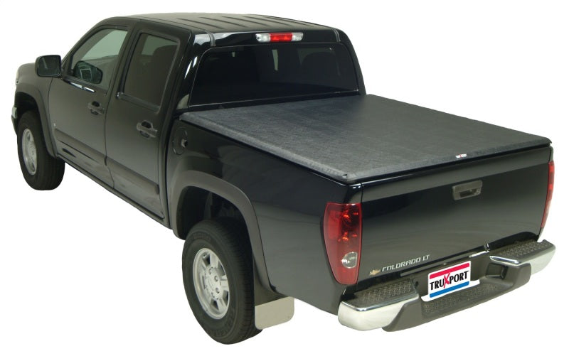 Truxedo Truxport Roll-Up Tonneau Cover - Hook and Loop Attachment - Vinyl Top - Black - 6 ft Bed - GM Compact Truck 1994-2004