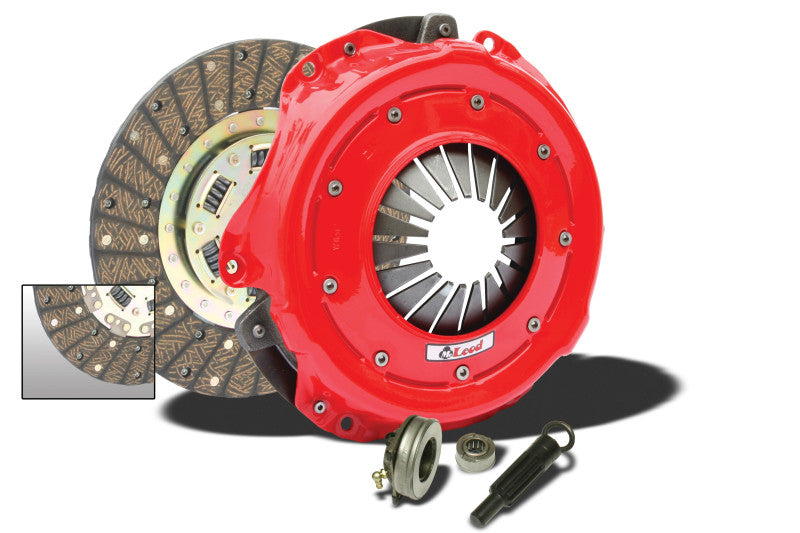 McLeod Street Pro Single Disc Clutch Kit - 11 in Diameter - 1-1/16 in x 10 Spline - Sprung Hub - Organic - Ford Modular - Ford Mustang 2001.5-04