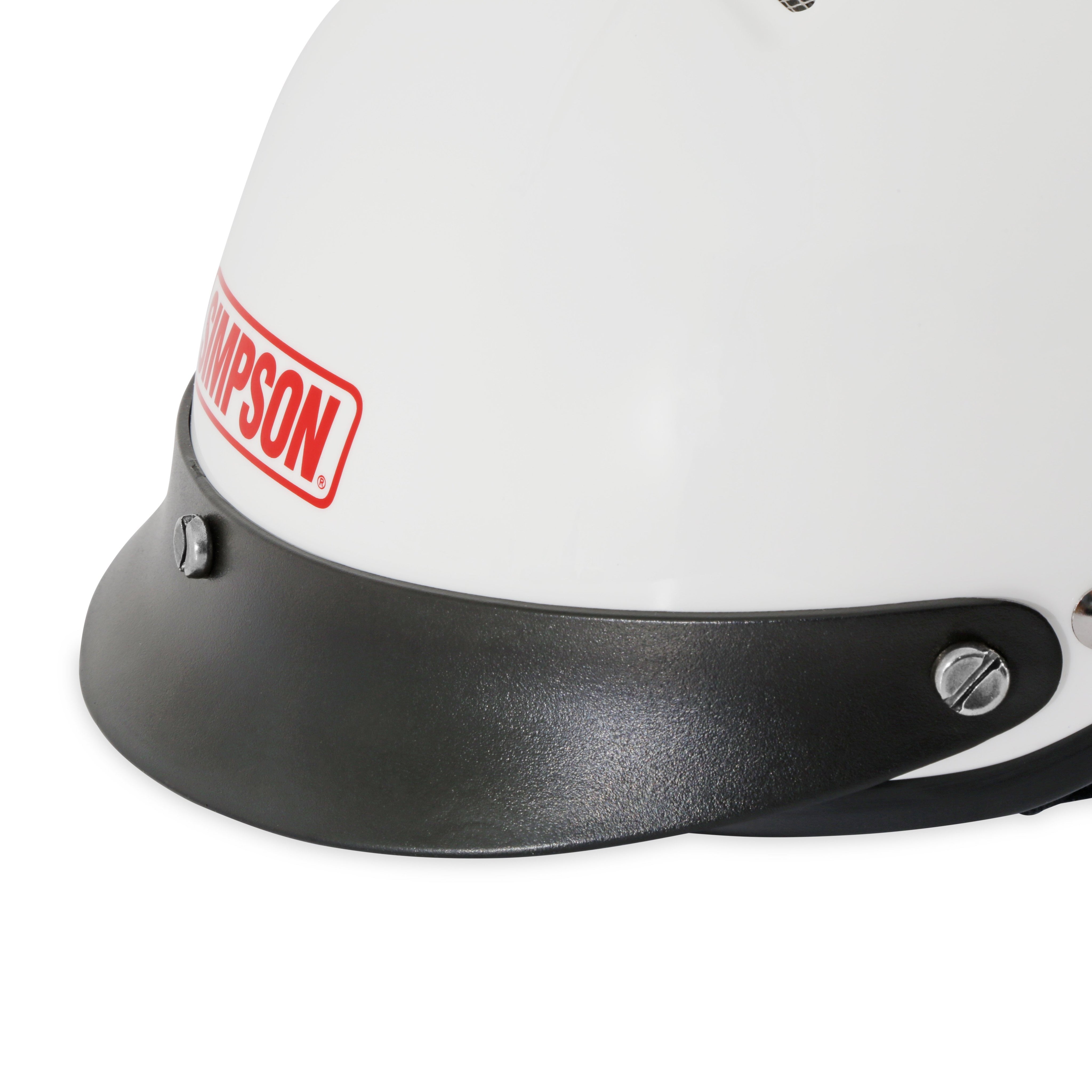 Simpson Shorty Crew Helmet - White
