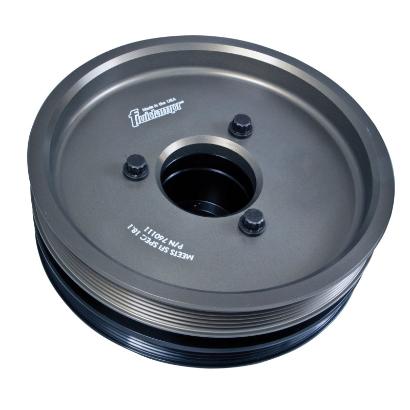 Fluidampr Harmonic Balancer - 7.750 in OD - Black Zinc - Internal Balance - GM LS-Series 760111