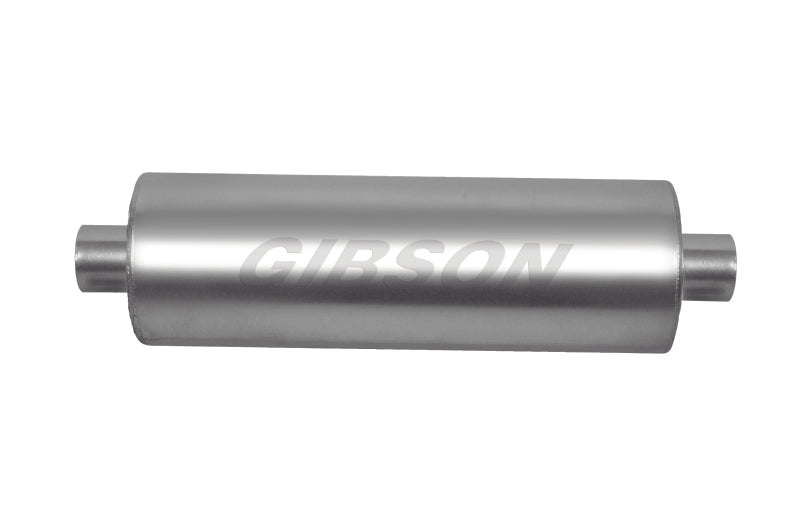 Gibson MWA 3.0" Center/Center 5.0" Round Muffler Stainless Steel