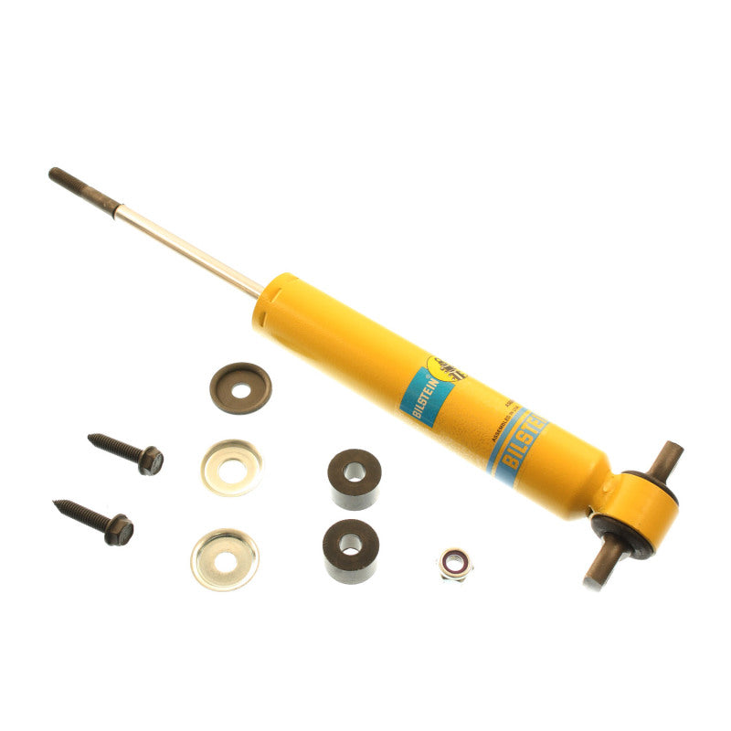 Bilstein AK Series Street Stock Shock - T-Bar to Pin Mount - Front - Digressive Valving - 131 lb. Rebound, 206 lb. Compression - GM Intermediate