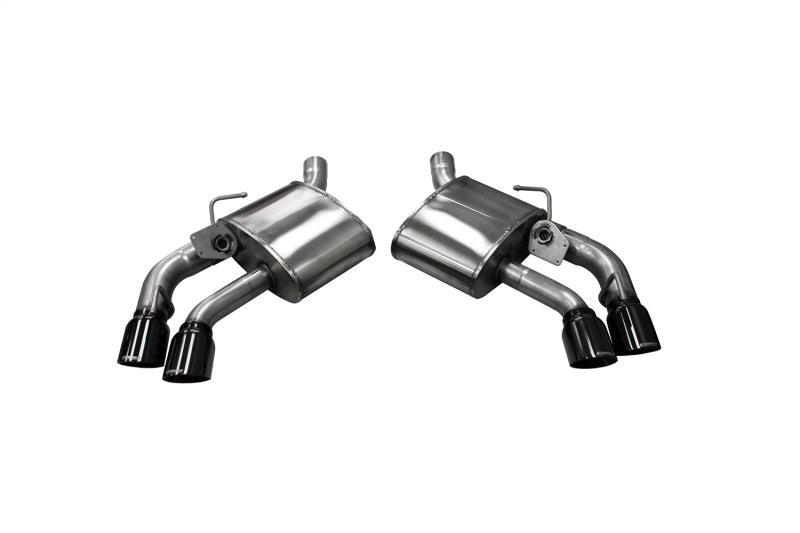 Corsa Variable Sound Level Exhaust System - Axle-Back - 2-3/4" Diameter - Dual Rear Exit - Dual 4" Black Tips - Stainless