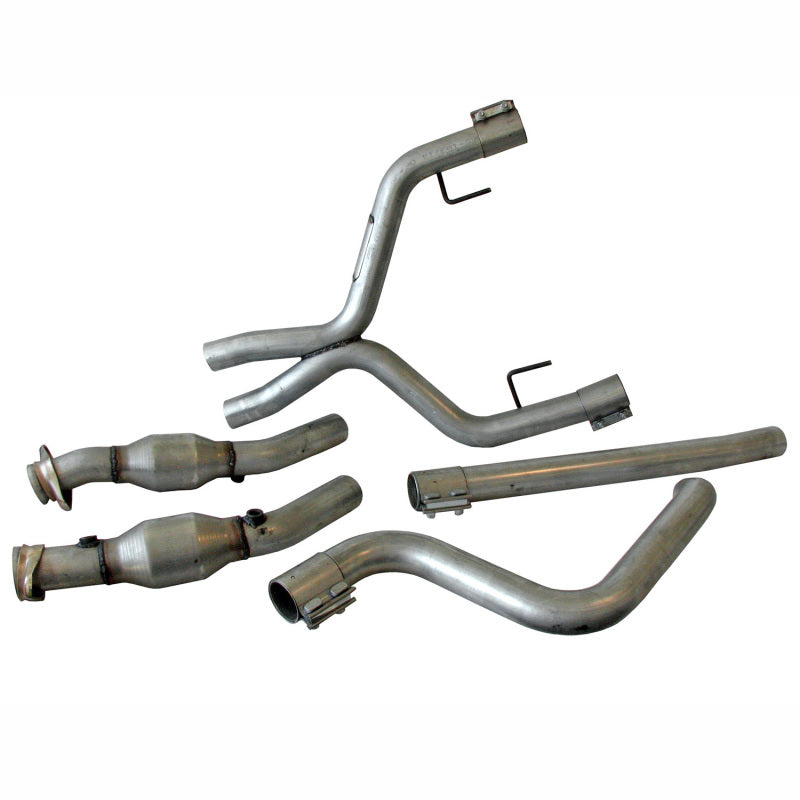 BBK Performance Dual Converter X-Pipe - 2.5 in.