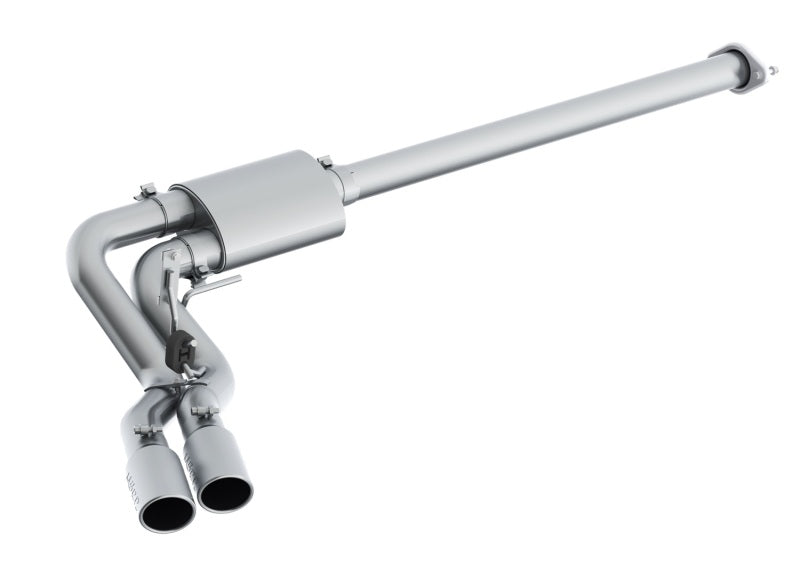 MBRP Installer Series Cat-Back Exhaust System - 3 in Diameter - Stainless Tip - Ford Fullsize Truck 2015-20