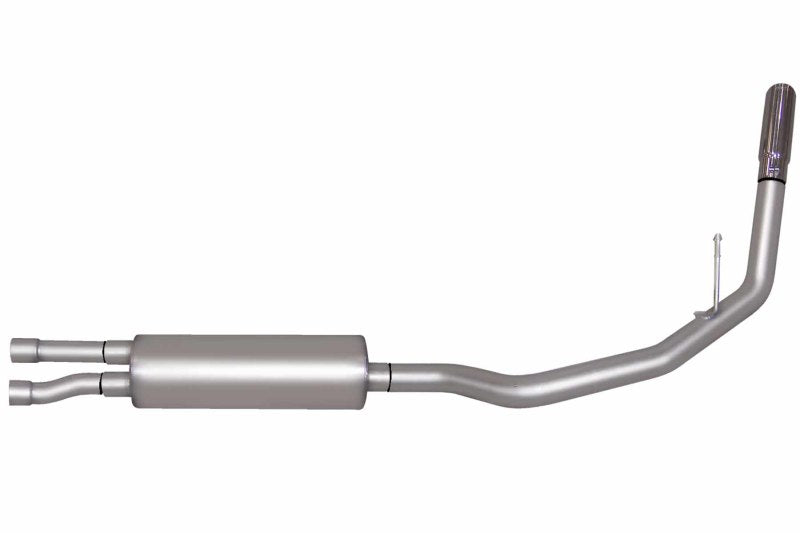 Gibson Cat-Back Single Exhaust System - 3 in Tailpipe - 3-1/2 in Tips - Polished - Cadillac / GM Fullsize SUV 2001-06