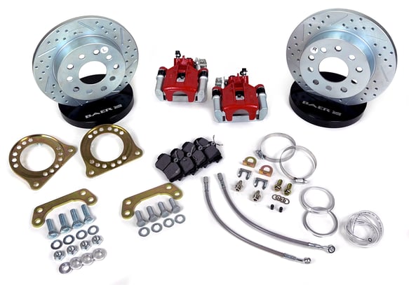 Baer Classic Series Rear Brake Kit - Red - GM A-Body / F-Body 1964-72