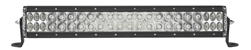 Rigid Industries E-Series PRO Double Row LED Light Bar - Driving / Hyperspot Beam - 150 Watts - 20" Long - White LED - Aluminum - Black Anodized