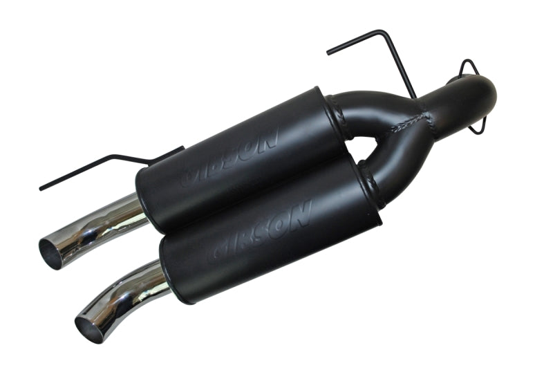 Gibson Dual Exhaust System - Black Ceramic - Polaris UTV 2011-13