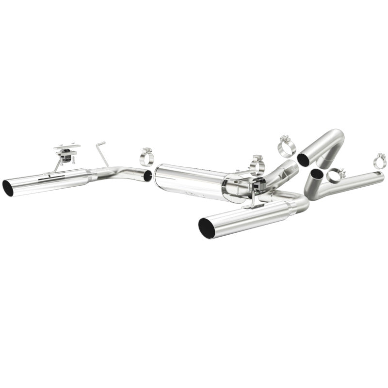 Magnaflow Street Series Cat-Back Exhaust System - 3 in Diameter - 3-1/2 in Tips - GM LS-Series - GM F-Body 1998-2002