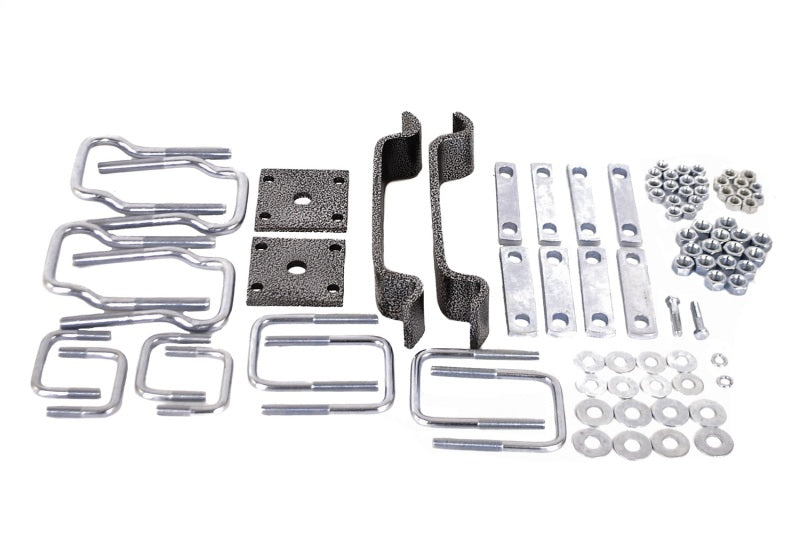 Hellwig LP-25 Helper Spring Mounting Kit - Silver Powder Coat - GM Fullsize Truck 2011-12