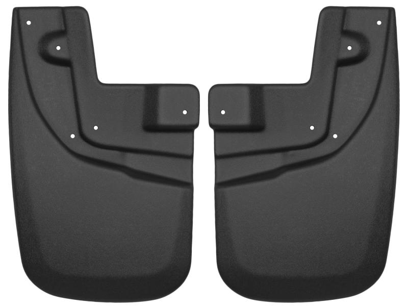 Husky Liners Front Mud Flap Plastic Black/Textured Toyota Tacoma 2005-14 - Pair