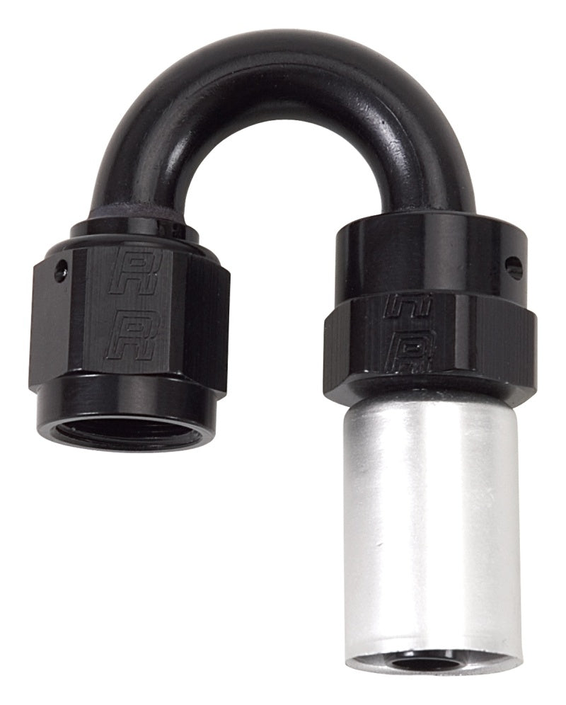 Russell ProClassic -6 AN 180 Crimp Hose End