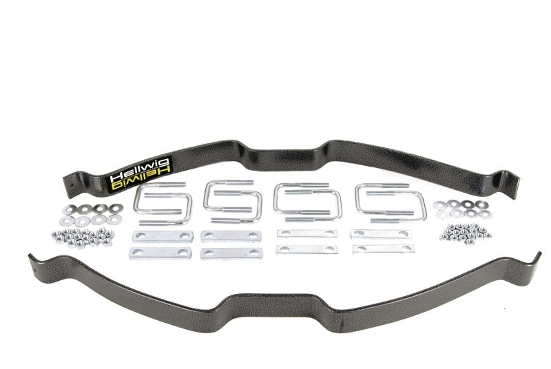 Hellwig EZ-990 Add-A-Leaf Stock Height Rear Helper Spring Kit - Silver Powder Coat - Ford Fullsize Truck 2009-14