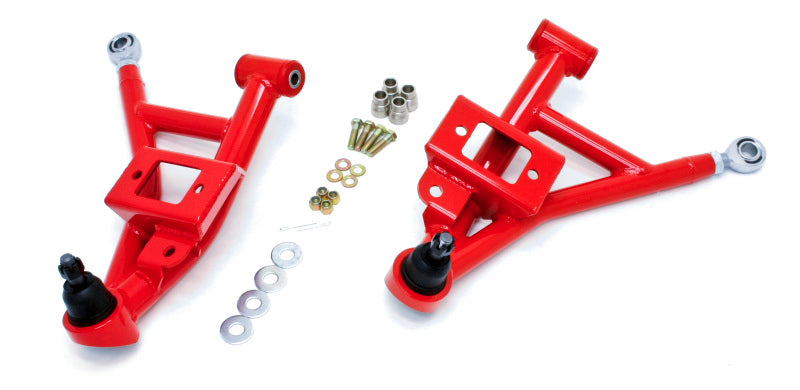 BMR Suspension A-Arms - Lower - Adjustable  - Red - 1993-02 GM F-Body