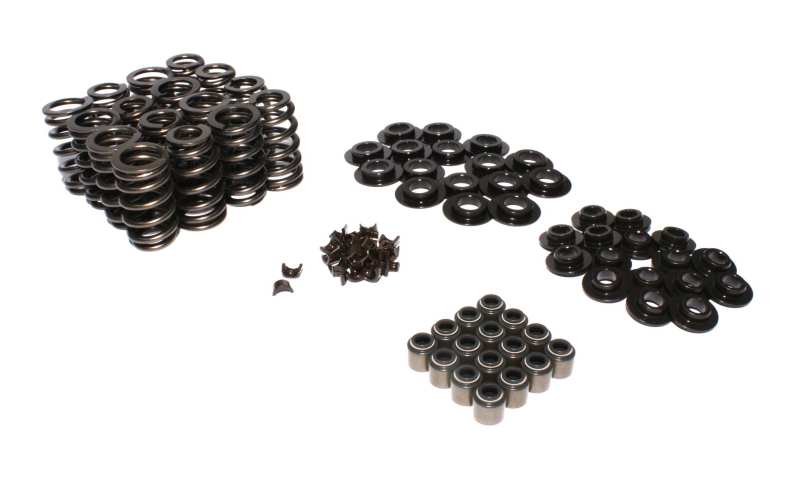 Comp Cams Beehive Valve Spring Kit - 313 lb/in Spring Rate - 1.085 in Coil Bind - 1.055 in OD - Viton Seal - Steel Seat - GM LS-Series