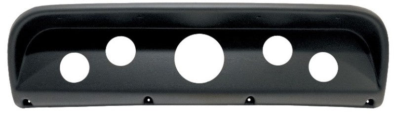 Auto Meter Direct-Fit Dash Panel - Four 2-1/16" Holes - One 3-3/8" Hole - Plastic - Black