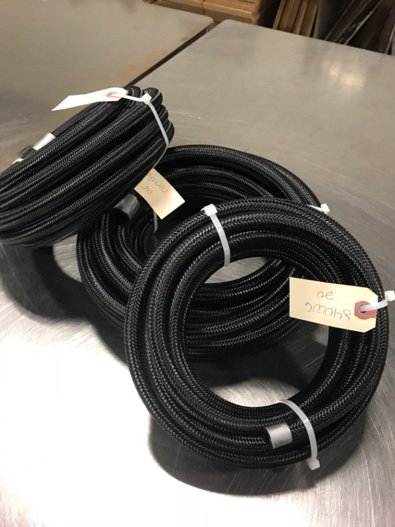 Fragola #16 Premium Black Nylon Race Hose - 3 Ft.