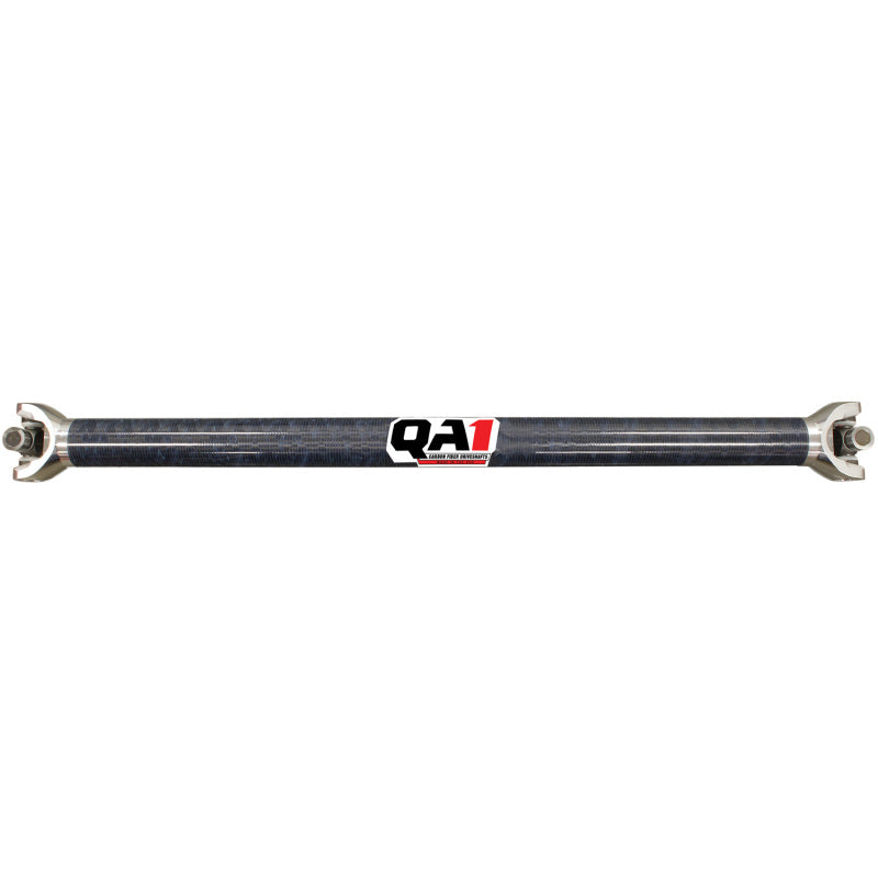 QA1 Dirt Late Model Traction Twist Carbon Fiber Drive Shaft - 35.5 in Long - 2.25 in OD - 1310 U-Joints