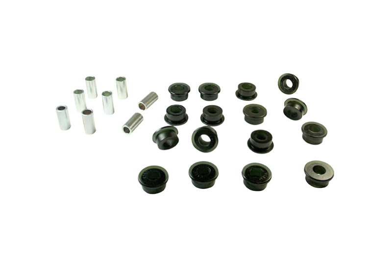 Whiteline Performance Front Lower Control Arm Bushing - Black/Nickel Plated - Various Subaru Applications 1993-2008