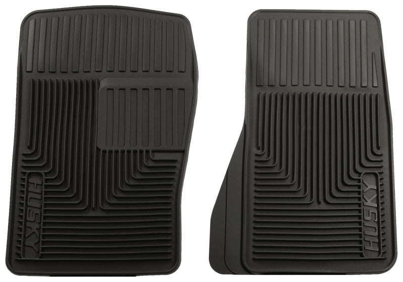 Husky Liners Heavy Duty Front Floor Mat - Rubber - Black - Various Applications 51071 - Pair