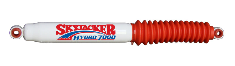 Skyjacker Hydro 7000 Twintube Shock - 12.07 in Compressed / 19.07 in Extended - 2.01 in OD - White Powder Coat H7012