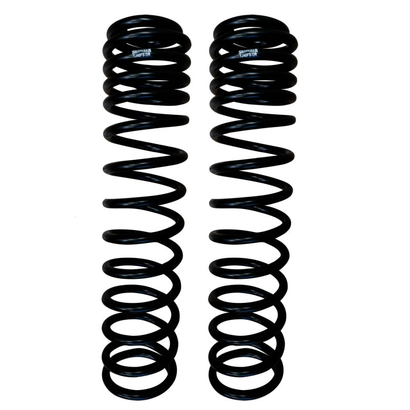 Skyjacker Softride Series Front Suspension Spring Kit - 4 in Lift - 2 Coils - Black - Jeep Wrangler TJ 1997-2006