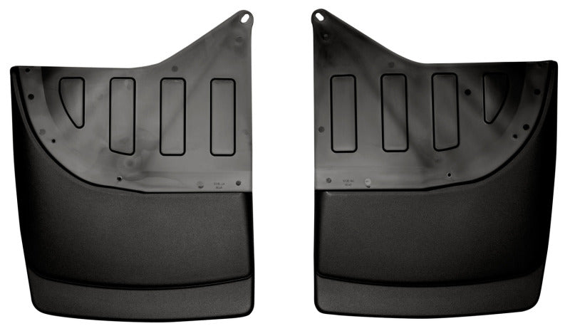 Husky Liners Rear Mud Guards - Black / Textured - GM Fullsize Truck 2001-06 - Pair