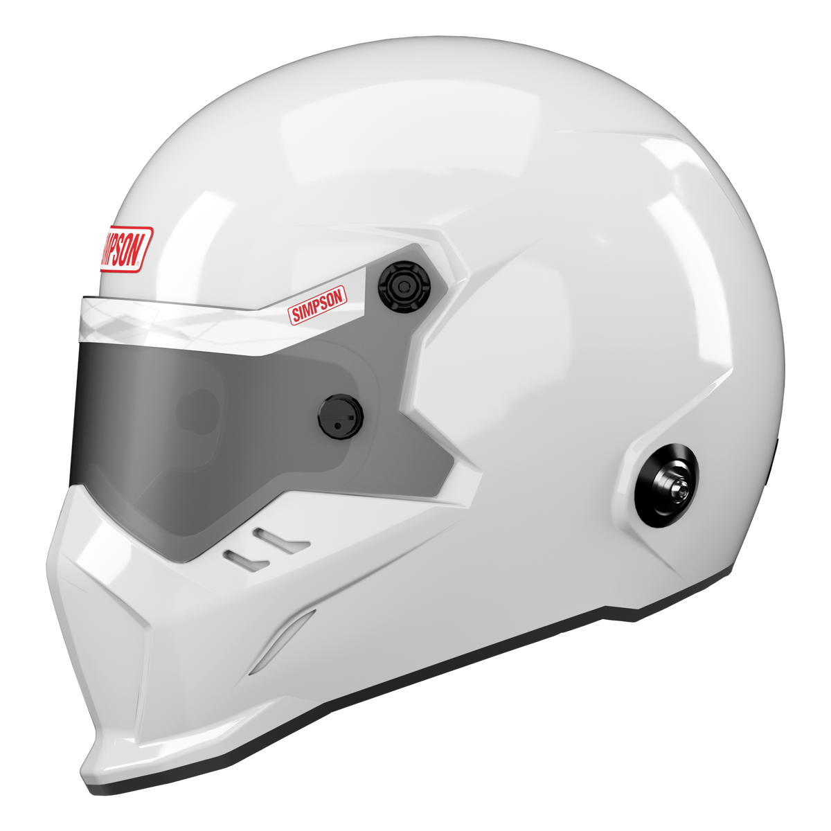 Simpson Kingsnake Helmet - White