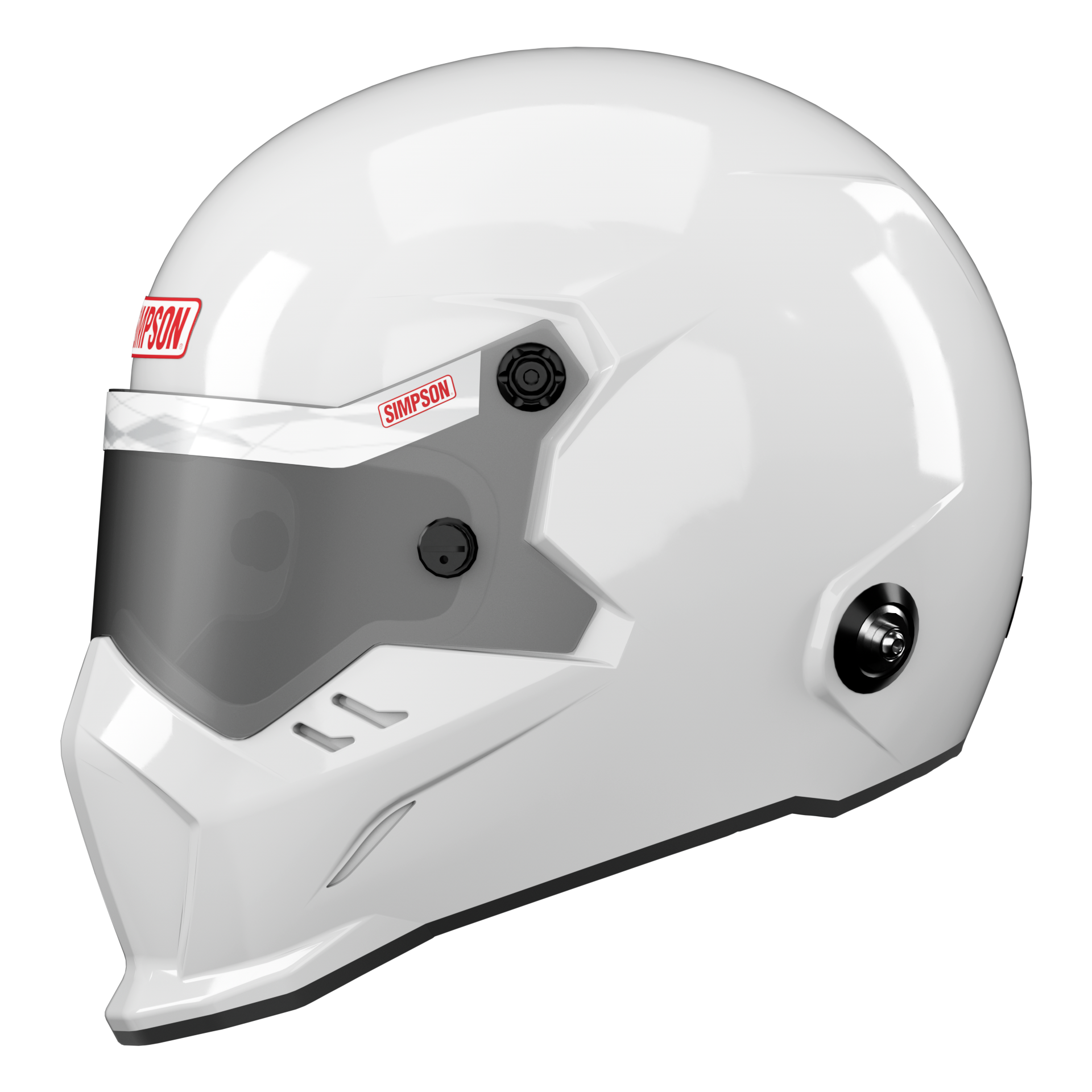 Simpson Kingsnake Helmet - White