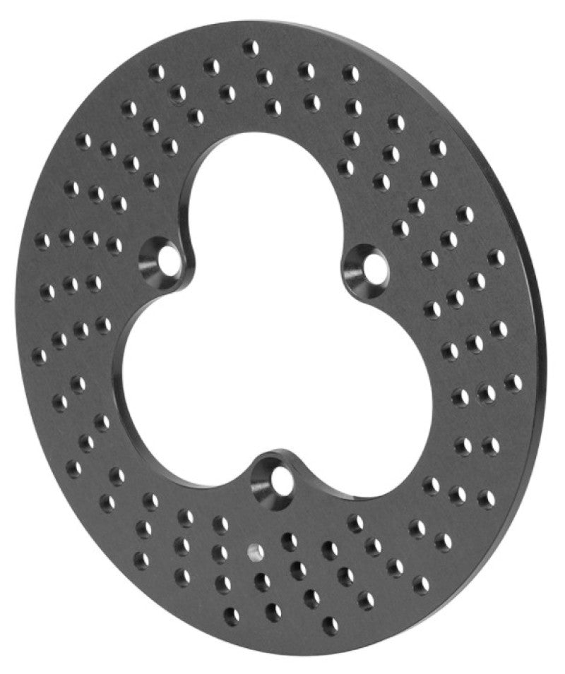 Wilwood Drilled Aluminum Brake Rotor - 10.200" OD - 0.313" Thick - 3 x 5.00" Bolt Pattern - Black