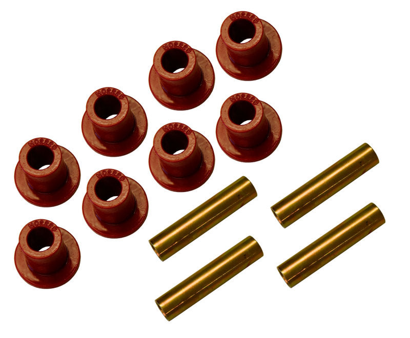 Skyjacker Spring Shackle Bushing Kit - Front - Polyurethane - Red - Dodge Full-Size SUV / Truck 1968-93