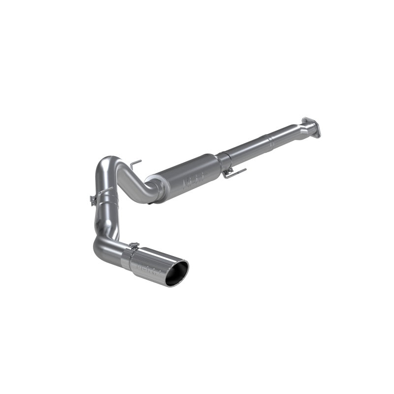 MBRP Installer Series Cat-Back Exhaust System - 4 in Diameter - Stainless Tip - Ford EcoBoost V6 - Ford Fullsize Truck 2011-14