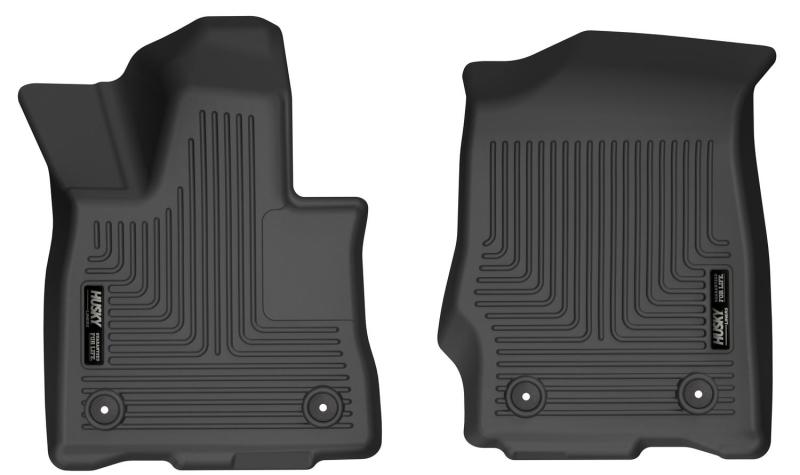 Husky Liners X-Act Contour Front Floor Liner - Black/Textured - Lincoln Aviator 2020-21 (Pair)