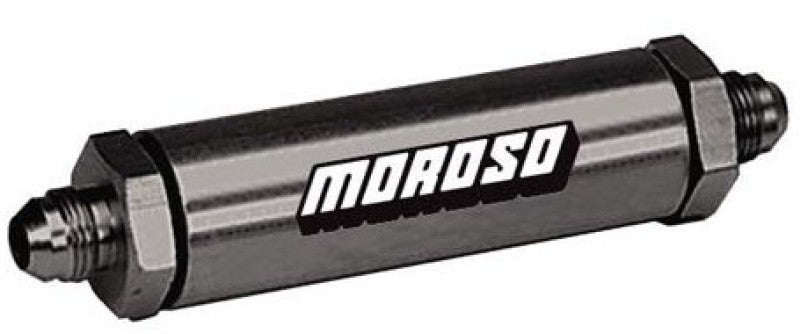 Moroso -12 AN In-Line Screened Oil Filter - 3/4" -12 AN Fittings