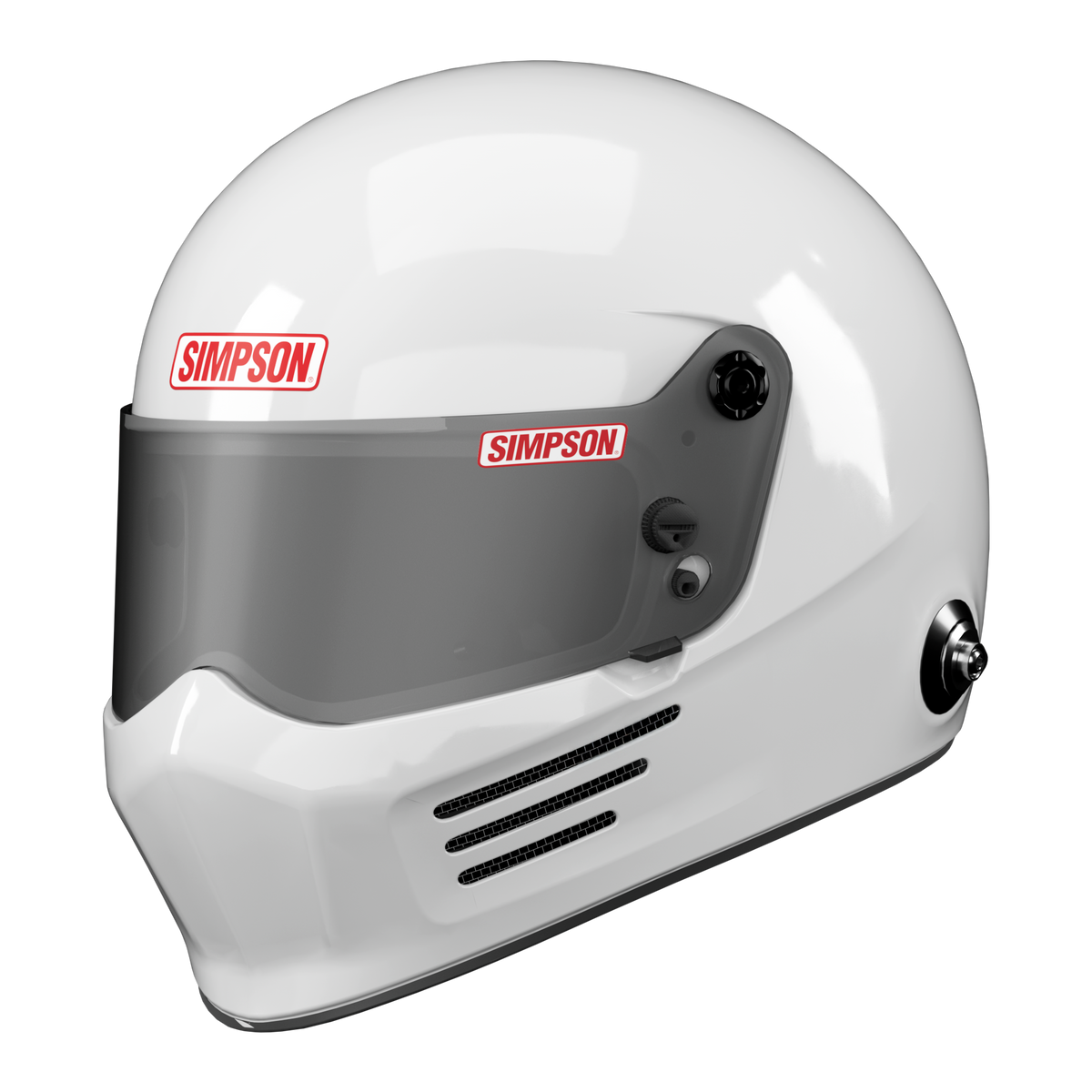Simpson Bandit Helmet - White