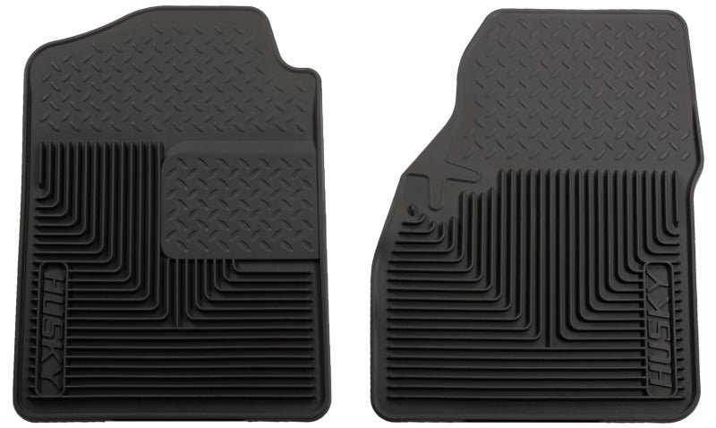 Husky Liners Heavy Duty Front Floor Mat - Rubber - Black - GM Fullsize SUV / Truck 1999-2007 - Pair