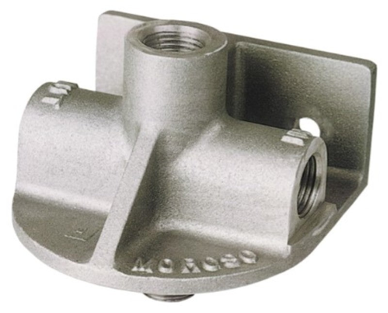 Moroso Oil Filter Mount - 1/2 in NPT Female Ports - Various Applications 23700