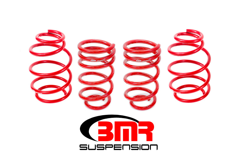 BMR Suspension Lowering Springs - 1.25" Drop - Red - 2010-15 Camaro