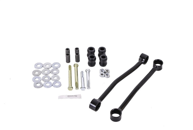 Hellwig Front End Link - Stock Height - Rubber Bushings / Sleeves - Black Powder Coat - Ford Fullsize Truck 2000-04