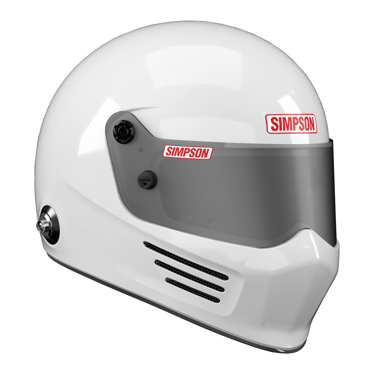 Simpson Bandit Helmet - White