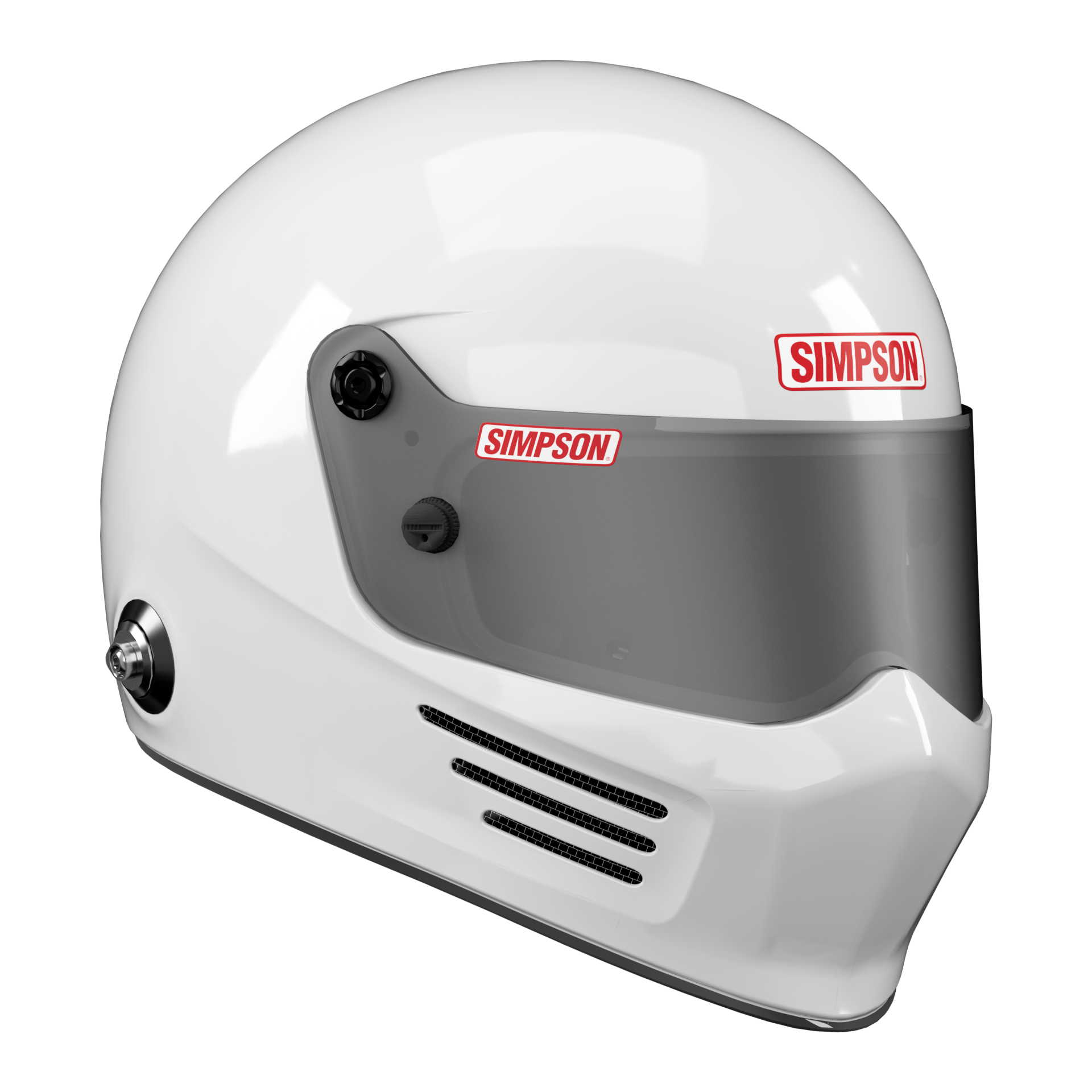 Simpson Bandit Helmet - White