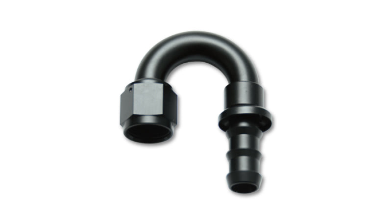 Vibrant Performance -06 AN Push-On 180 Degree Hose End Fitting