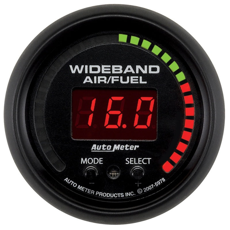 Auto Meter ES Electric Air Fuel Ratio Gauge - 2-1/16 in.