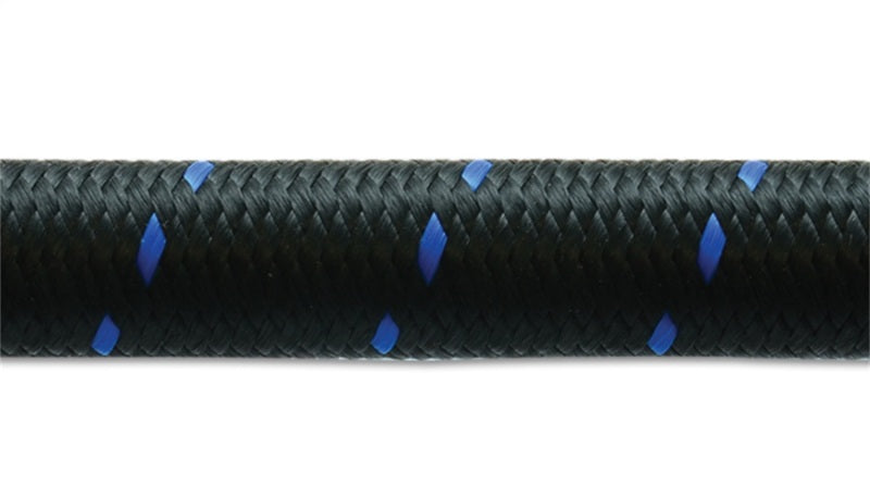 Vibrant Performance 20 Ft. Roll -8 Black Blue Nylon Braided Flex Hose