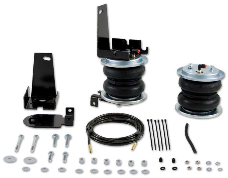 Air Lift Loadlifter 5000 Rear Air Spring Kit - 5000 lb Capacity - Black Powder Coat Brackets - Ford Fullsize SUV 2000-05