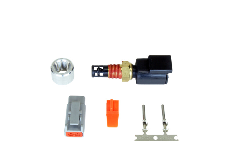 AEM Electric Air Temperature Sensor 1/8" NPT Male Thread Aluminum Weld-On Bung Universal - Kit