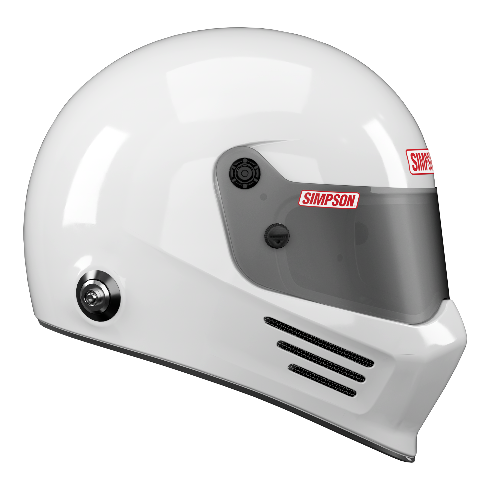 Simpson Bandit Helmet - White