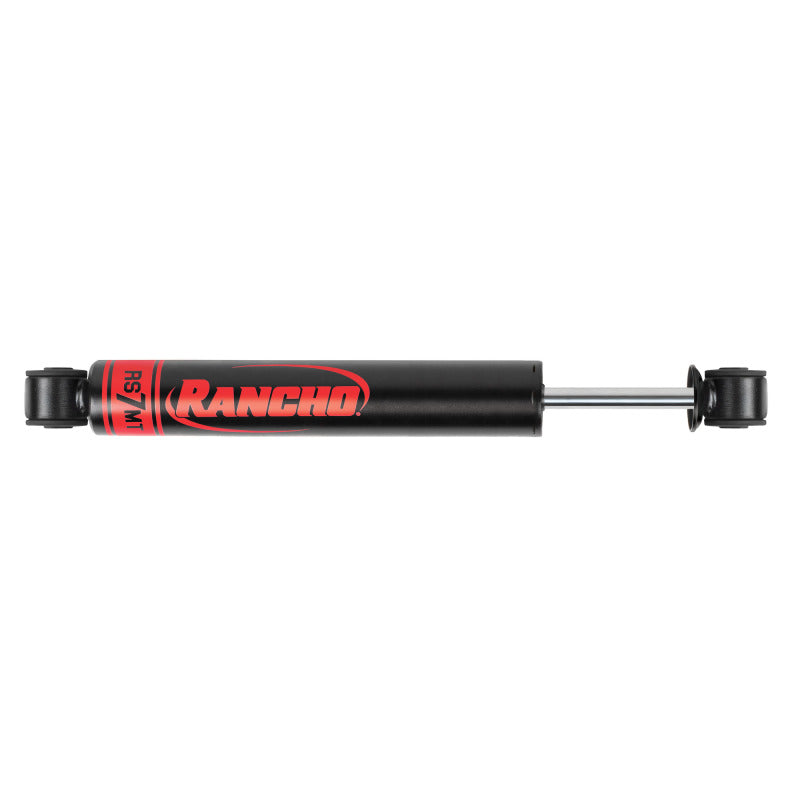 Rancho RS7MT Monotube Steering Stabilizer - 13.50 in Compressed/20.91 in Extended - Satin Black